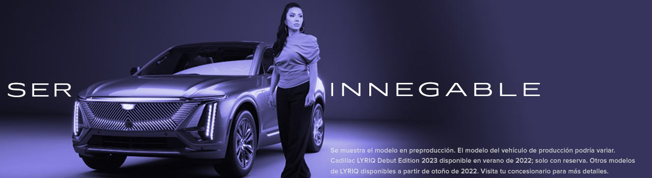 Banner de pedidos de la Cadillac LYRIQ 2023