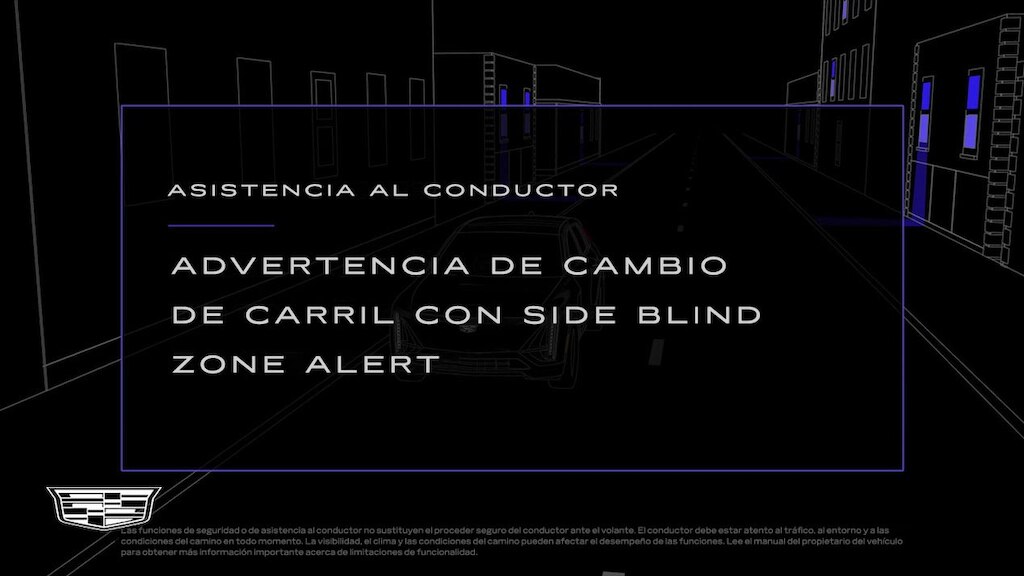 Advertencia de cambio de carril con Side Blind Alert