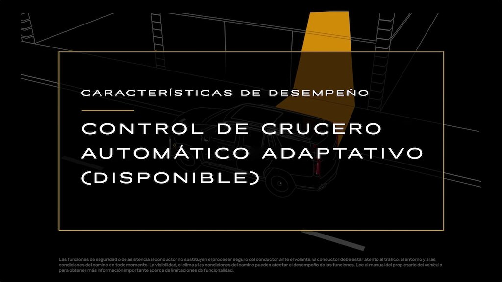 control de velocidad automática adaptativo disponible