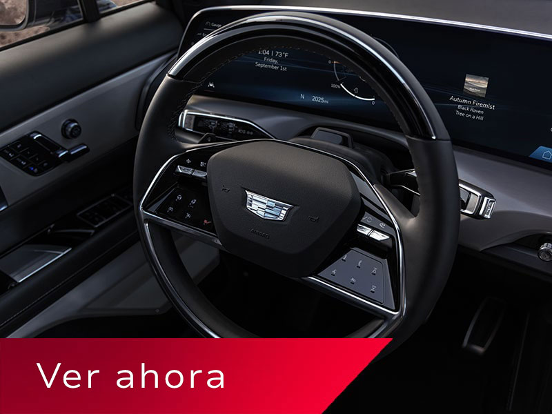 El volante de una Cadillac VISTIQ 2027